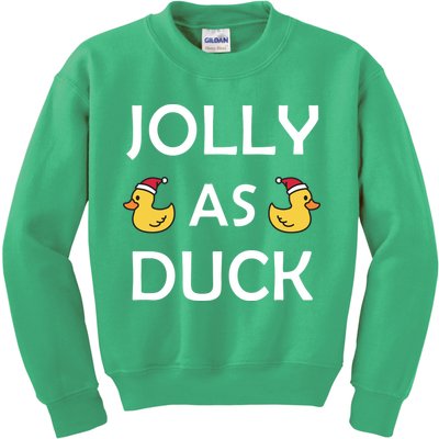 Jolly As Duck Kids Sweatshirt