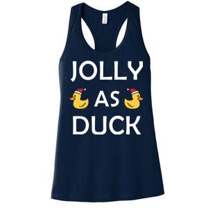 Jolly As Duck Women's Racerback Tank