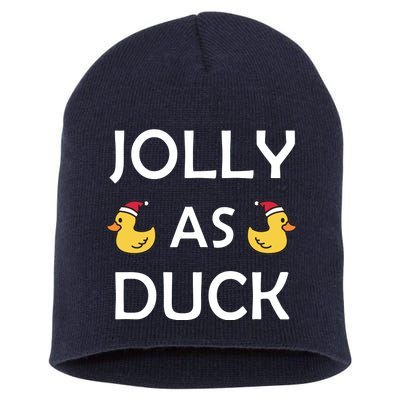 Jolly As Duck Short Acrylic Beanie