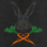 Jolly Roger Easter Bunny Crossbone Carrots Rabbit 7 Panel Mesh Trucker Snapback Hat