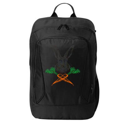 Jolly Roger Easter Bunny Crossbone Carrots Rabbit City Backpack