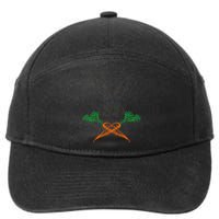 Jolly Roger Easter Bunny Crossbone Carrots Rabbit 7-Panel Snapback Hat