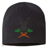 Jolly Roger Easter Bunny Crossbone Carrots Rabbit Sustainable Beanie