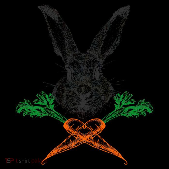 Jolly Roger Easter Bunny Crossbone Carrots Rabbit Sustainable Beanie