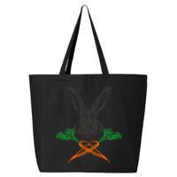 Jolly Roger Easter Bunny Crossbone Carrots Rabbit 25L Jumbo Tote