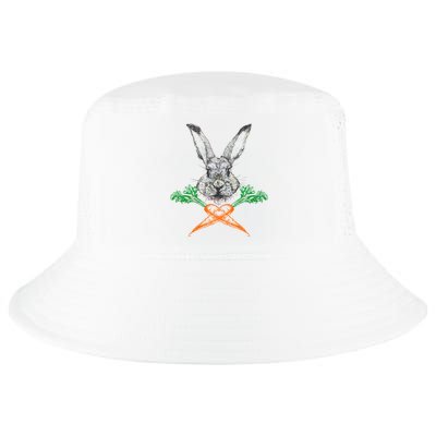Jolly Roger Easter Bunny Crossbone Carrots Rabbit Cool Comfort Performance Bucket Hat