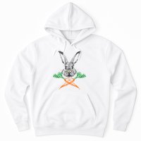 Jolly Roger Easter Bunny Crossbone Carrots Rabbit Hoodie