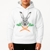 Jolly Roger Easter Bunny Crossbone Carrots Rabbit Hoodie