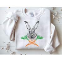 Jolly Roger Easter Bunny Crossbone Carrots Rabbit Sweatshirt