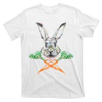 Jolly Roger Easter Bunny Crossbone Carrots Rabbit T-Shirt