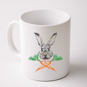 Jolly Roger Easter Bunny Crossbone Carrots Rabbit Coffee Mug