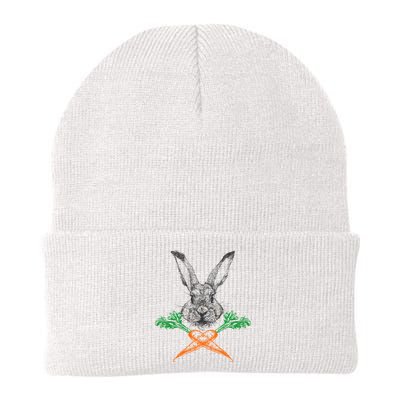 Jolly Roger Easter Bunny Crossbone Carrots Rabbit Beanie