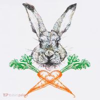 Jolly Roger Easter Bunny Crossbone Carrots Rabbit Flatbill Hat