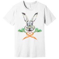 Jolly Roger Easter Bunny Crossbone Carrots Rabbit Premium T-Shirt