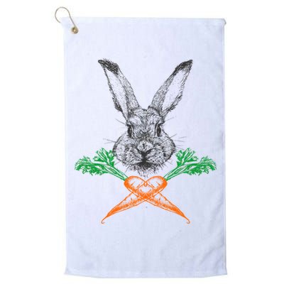 Jolly Roger Easter Bunny Crossbone Carrots Rabbit Golf Towel