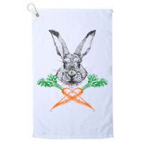 Jolly Roger Easter Bunny Crossbone Carrots Rabbit Golf Towel
