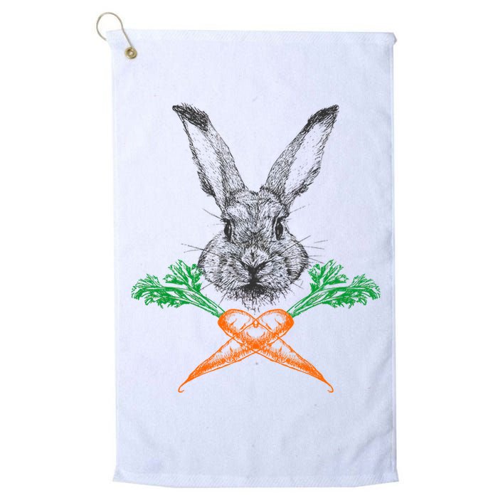 Jolly Roger Easter Bunny Crossbone Carrots Rabbit Golf Towel