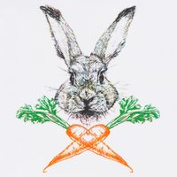 Jolly Roger Easter Bunny Crossbone Carrots Rabbit Toddler T-Shirt