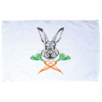 Jolly Roger Easter Bunny Crossbone Carrots Rabbit Microfiber Hand Towel