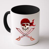 Jolly Roger Pirate Skull Flag Logo Coffee Mug