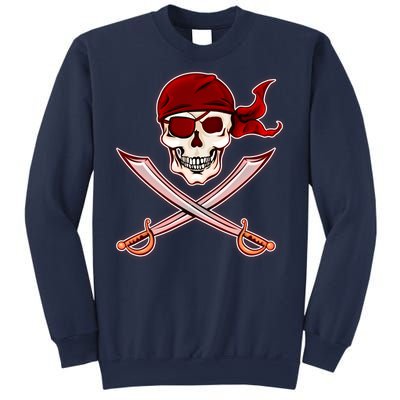 Jolly Roger Pirate Skull Flag Logo Sweatshirt