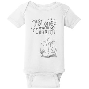 Just One More Chapter Baby Bodysuit