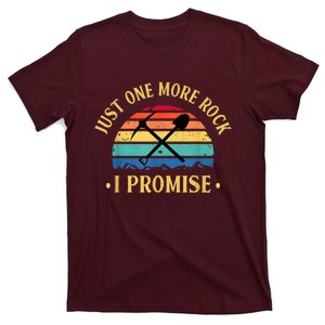 Just One More Rock I Promise Rock Collector Geologist Geode T-Shirt