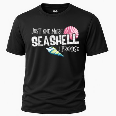 Just One More Seashell I Promise Beach Conch Collector Performance Shirt