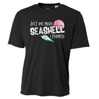 Just One More Seashell I Promise Beach Conch Collector Cooling Performance Crew T-Shirt