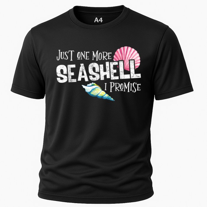 Just One More Seashell I Promise Beach Conch Collector Performance Shirt