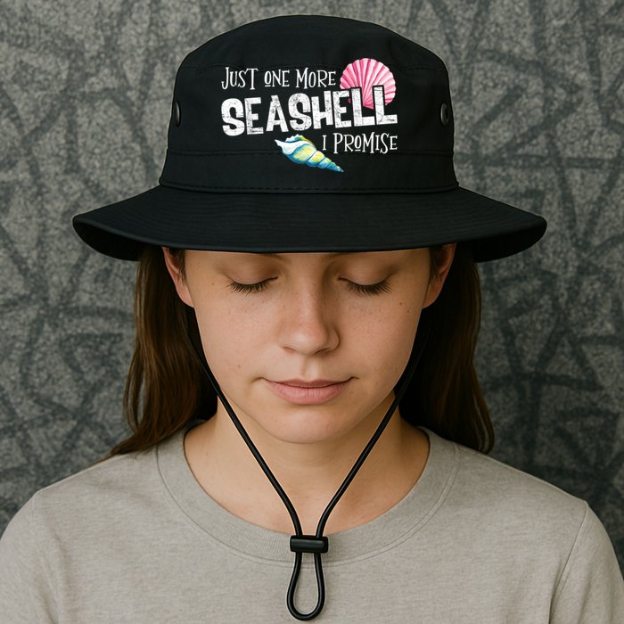 Just One More Seashell I Promise Beach Conch Collector Bucket Hat