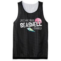 Just One More Seashell I Promise Beach Conch Collector Mesh Reversible Basketball Jersey Tank