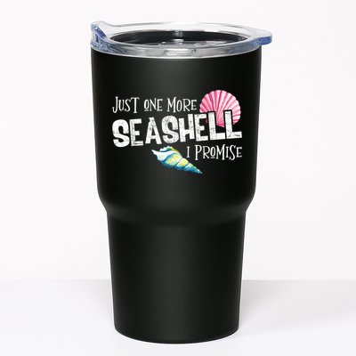 Just One More Seashell I Promise Beach Conch Collector Tumbler