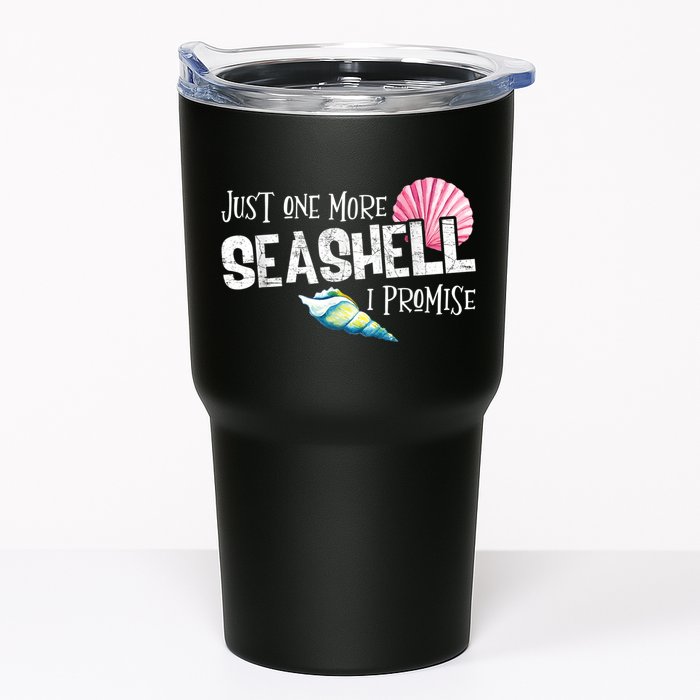 Just One More Seashell I Promise Beach Conch Collector Tumbler