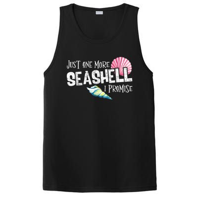 Just One More Seashell I Promise Beach Conch Collector PosiCharge Competitor Tank