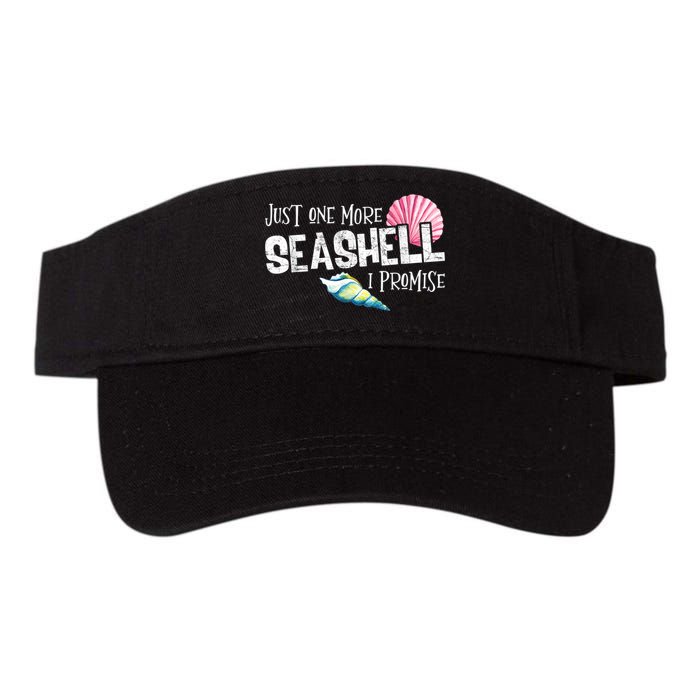 Just One More Seashell I Promise Beach Conch Collector Visor