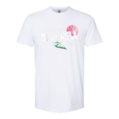 Just One More Seashell I Promise Beach Conch Collector Softstyle CVC T-Shirt