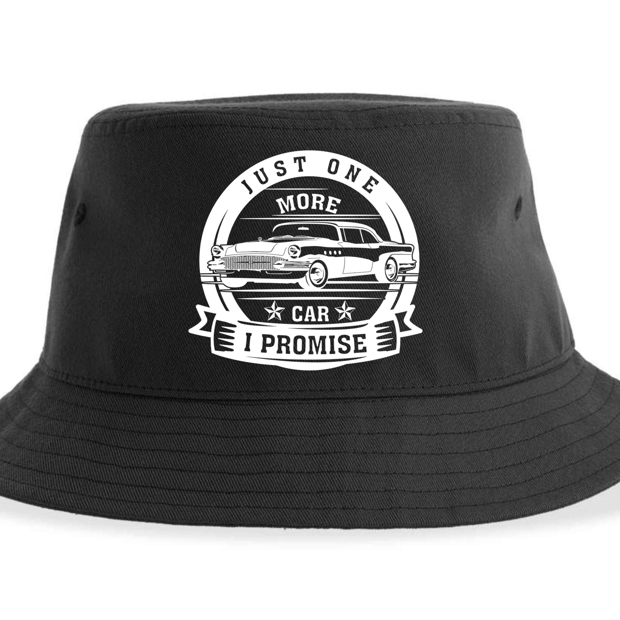 Just One More Car I Promise Vintage Classic Car Gift Sustainable Bucket Hat