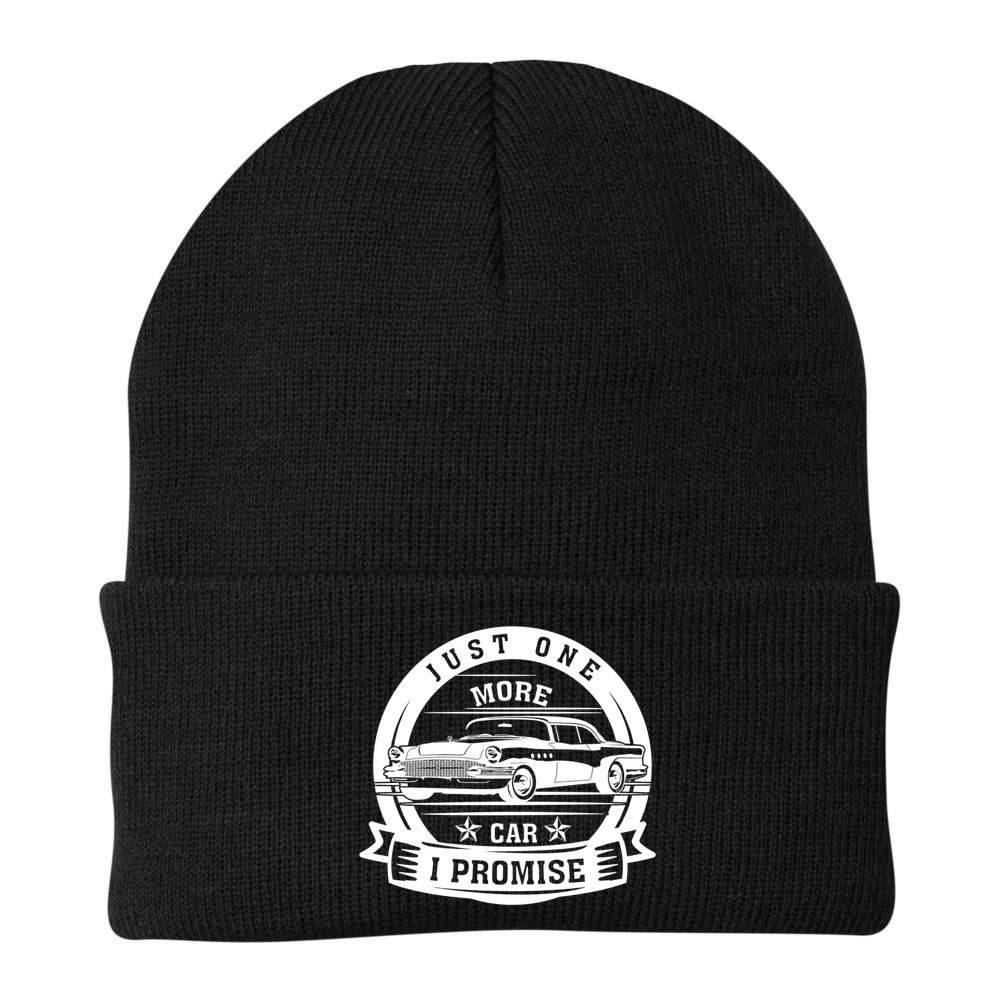 Just One More Car I Promise Vintage Classic Car Gift Beanie