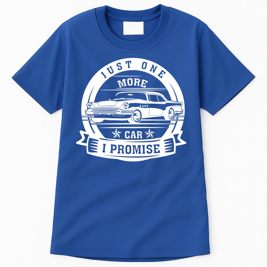 Just One More Car I Promise Vintage Classic Car Gift Tall T-Shirt