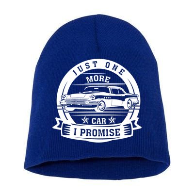 Just One More Car I Promise Vintage Classic Car Gift Short Acrylic Beanie