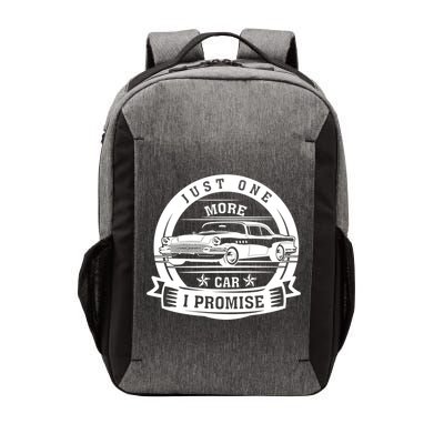Just One More Car I Promise Vintage Classic Car Gift Vector Backpack