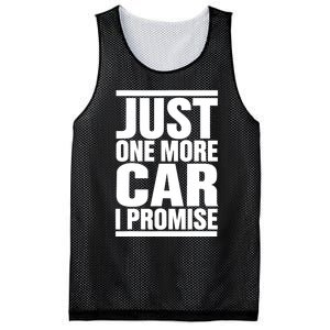 Just One More Car I Promise Mesh Reversible Basketball Jersey Tank