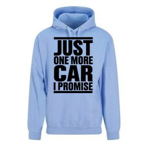 Just One More Car I Promise Unisex Surf Hoodie