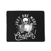 Just One More Chapter Skeleton Reader Reading Book Lover Mousepad