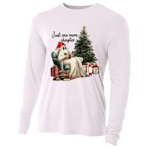 Just One More Chapter Reading Ghost Merry Christmas Cooling Performance Long Sleeve Crew