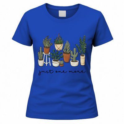 Just One More Plant Botanical Inspirational Cute Wildflower Gift Women's T-Shirt