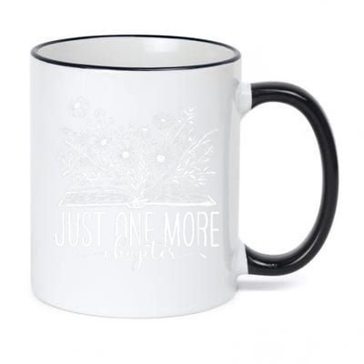 Just One More Chapter Reading Teacher & Book Lover 11oz Black Color Changing Mug