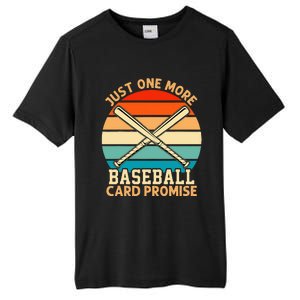 Just One More Baseball Card Promise Sports Trading Cards Tall Fusion ChromaSoft Performance T-Shirt