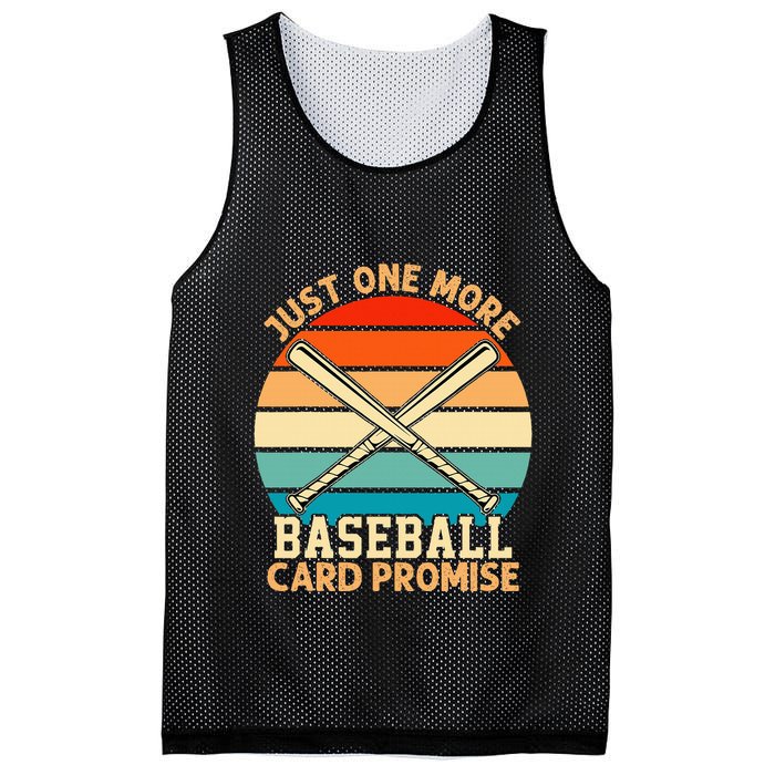 Just One More Baseball Card Promise Sports Trading Cards Mesh Reversible Basketball Jersey Tank